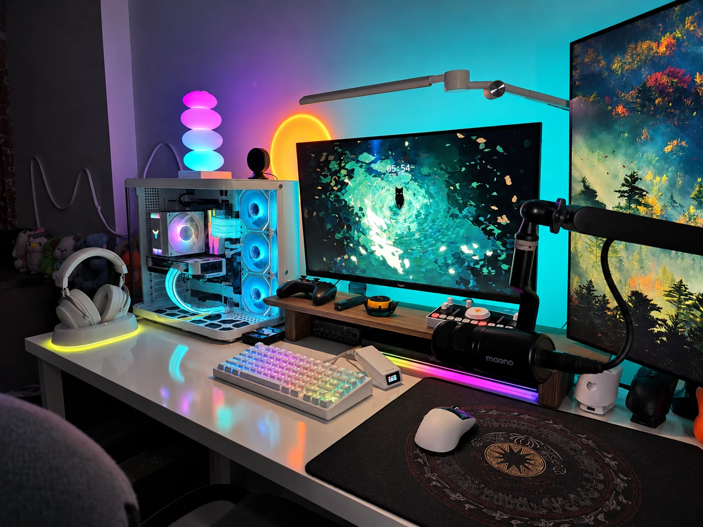 Góc máy thực tế KeyPickz Desk Setup