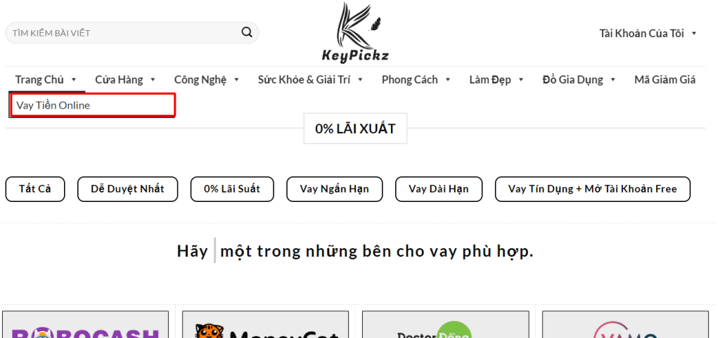 vay tiền online